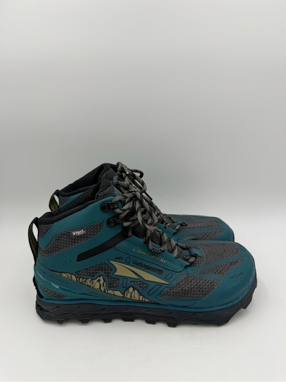 Altra Lone Peak ALL-WTHR Mid Waterproof eVent Hiking Trail Boots Women’s 8.5